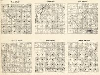 Clark County - Unity, Levis, Hewett, Beaver, Hoard, Sherwood, Wisconsin State Atlas 1930c